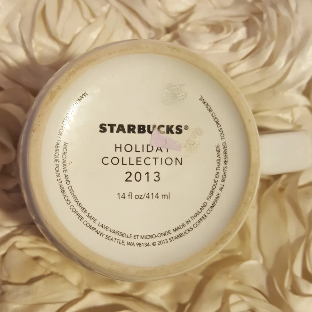 Starbucks Holiday Collection 2013 Mug/Cup Coffee Tea.